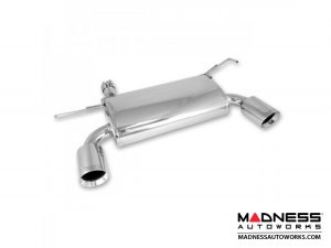 Jeep Wrangler JK Axle Back Exhaust System Kit - Stainless Steel Jeep Wrangler JK Axle Back Exhaust System Kit - Stainless Steel